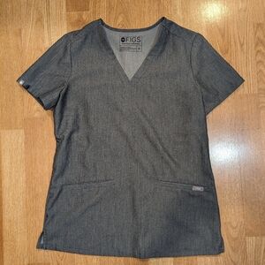 Figs scrub top, XS, 🩶